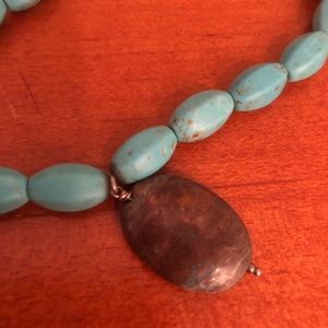 REAL turquoise,jasper necklace